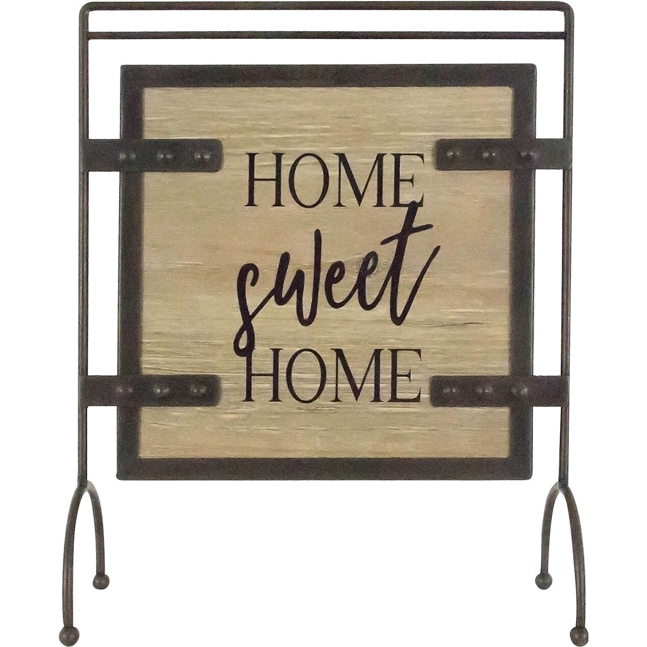 Shanty2chic Home Sweet Home Wood Black Metal Sign At Home