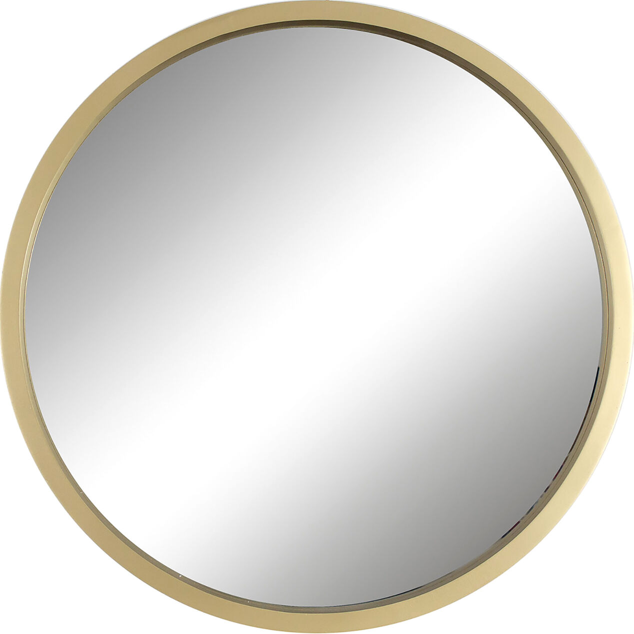 round-gold-mirror-at-home