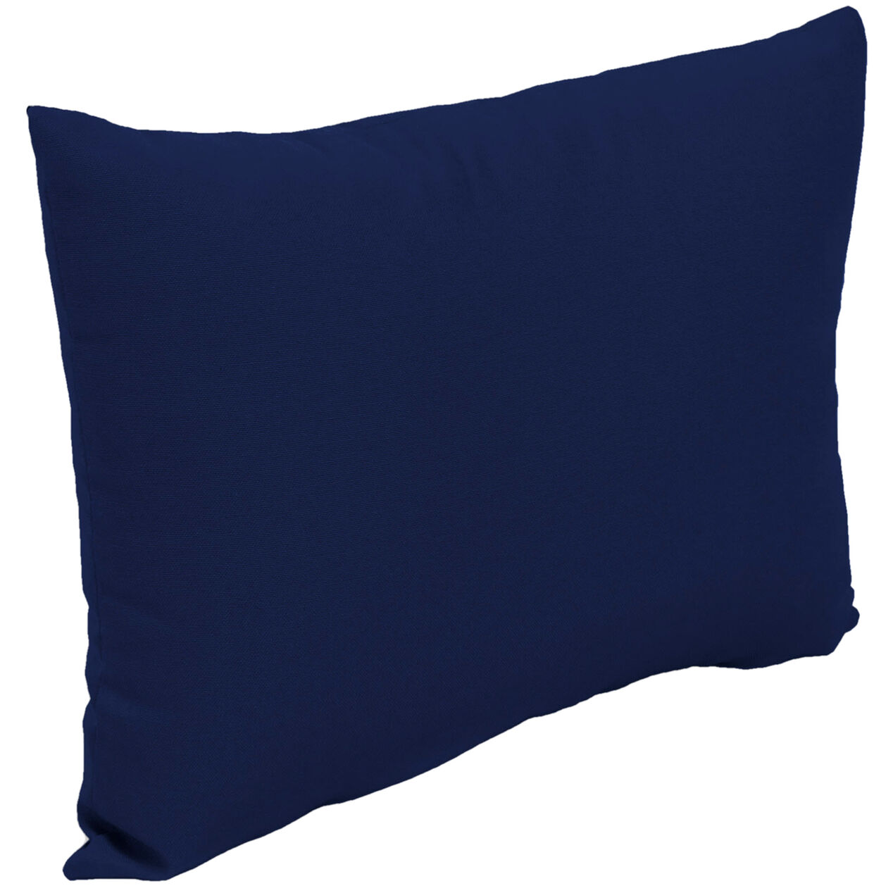 SOLID NAVY OBLONG PILLOW At Home