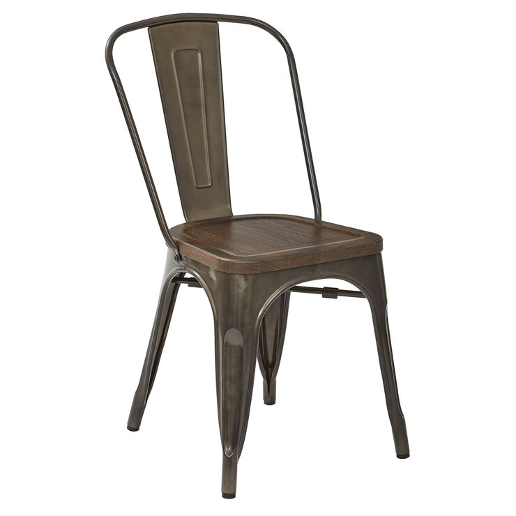 Dublin Metal Dining Chair At Home