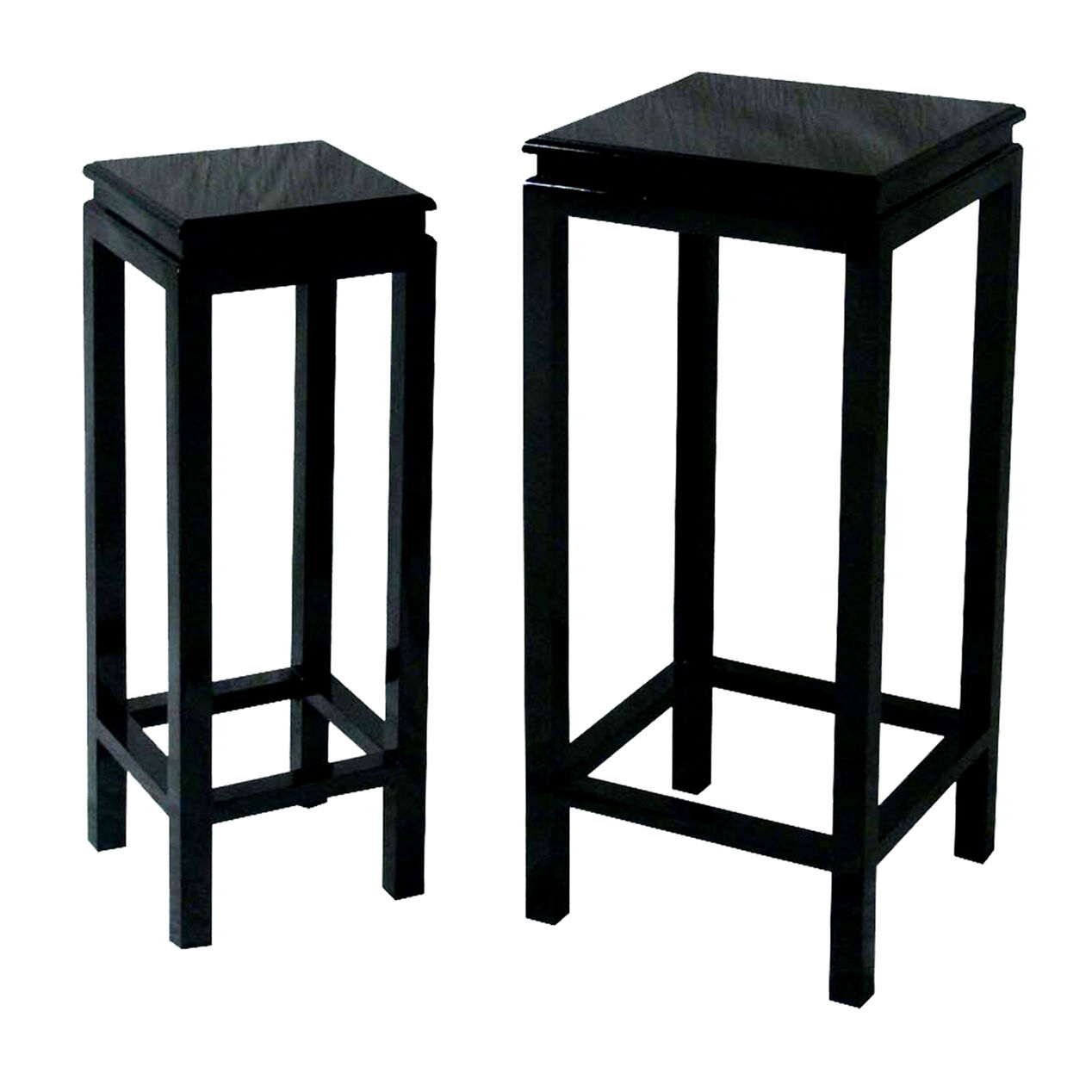 Black Wood Plantstand 13x29in (Sold Separately) At Home At Home
