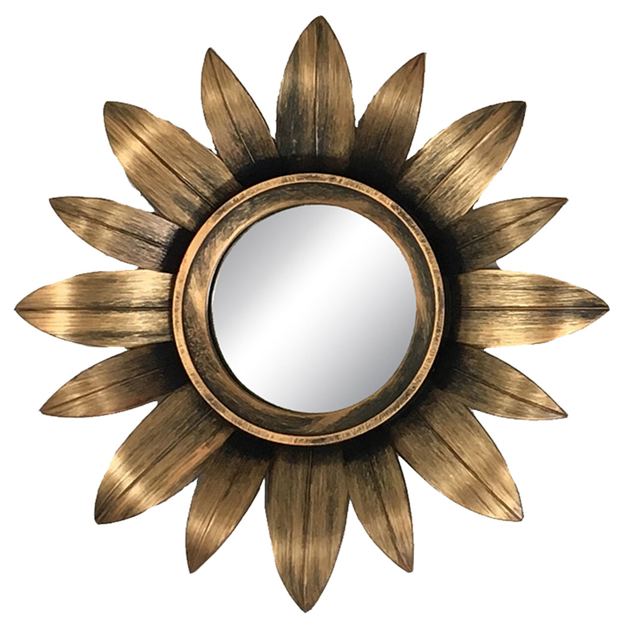 3Piece Gold Accent Mirror Set At Home