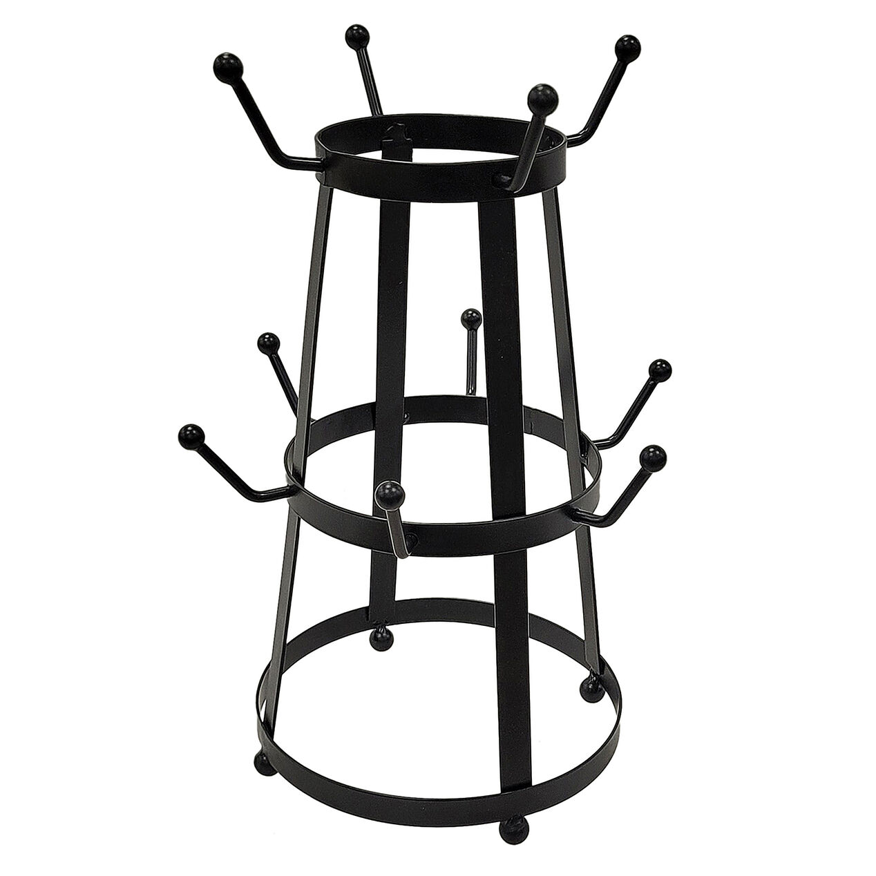 Metal Black Coffee Mug Holder At Home