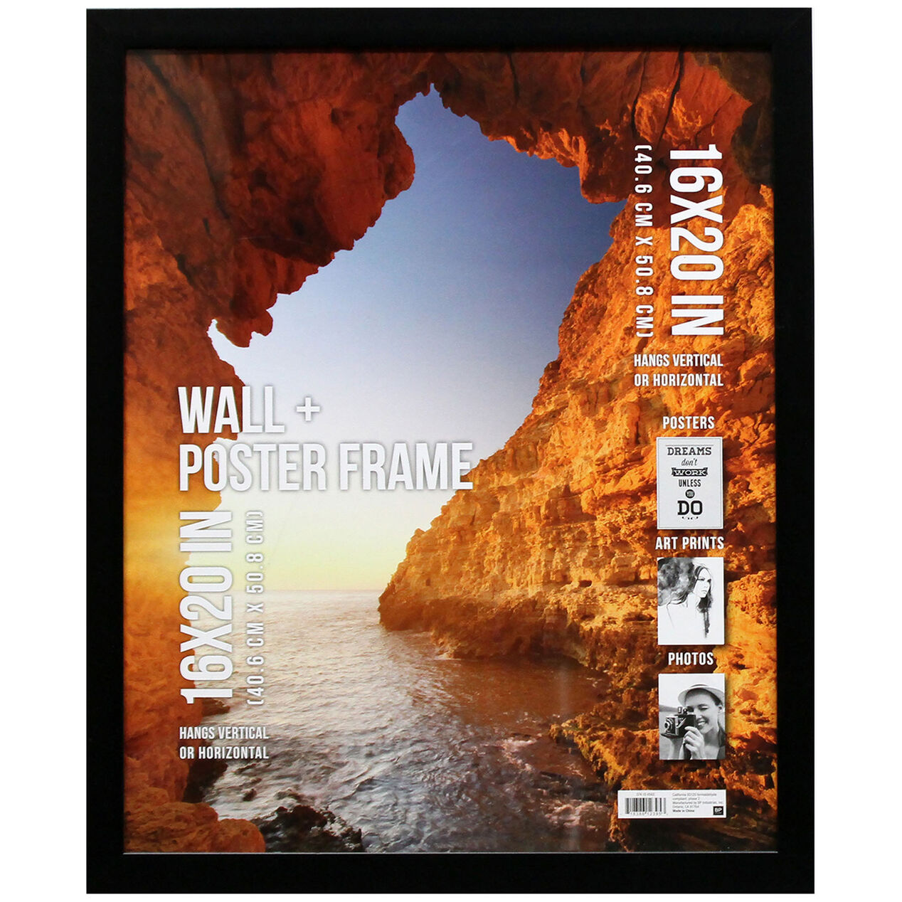 BLACK POSTER FRAME 16X20 At Home