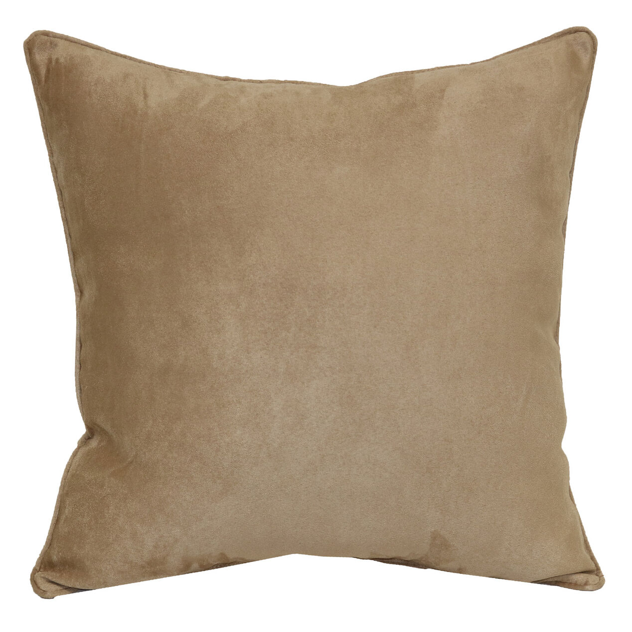 Sandstone Heavy Suede Pillow 18in At Home