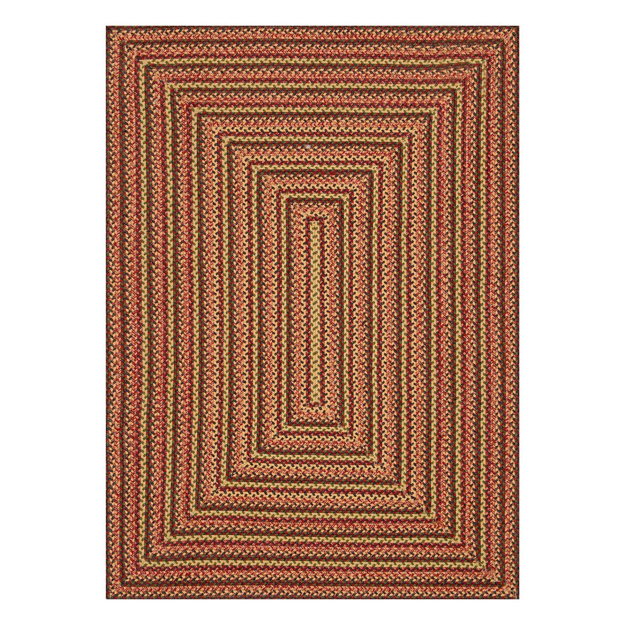 Red Braided Multicolor Rug 7.6 X 9.6 ft At Home