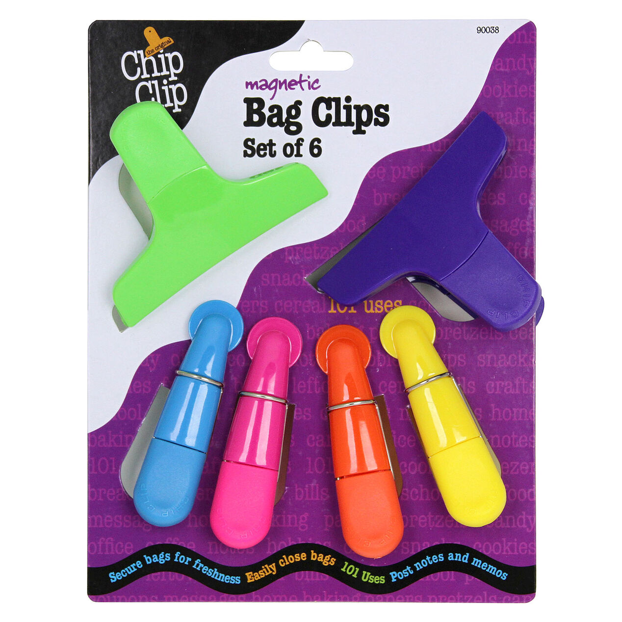 6 Piece Combo Memo Clips At Home
