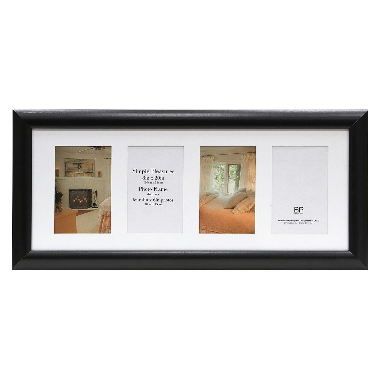 8 X 20in Black Wood Collage Frame At Home