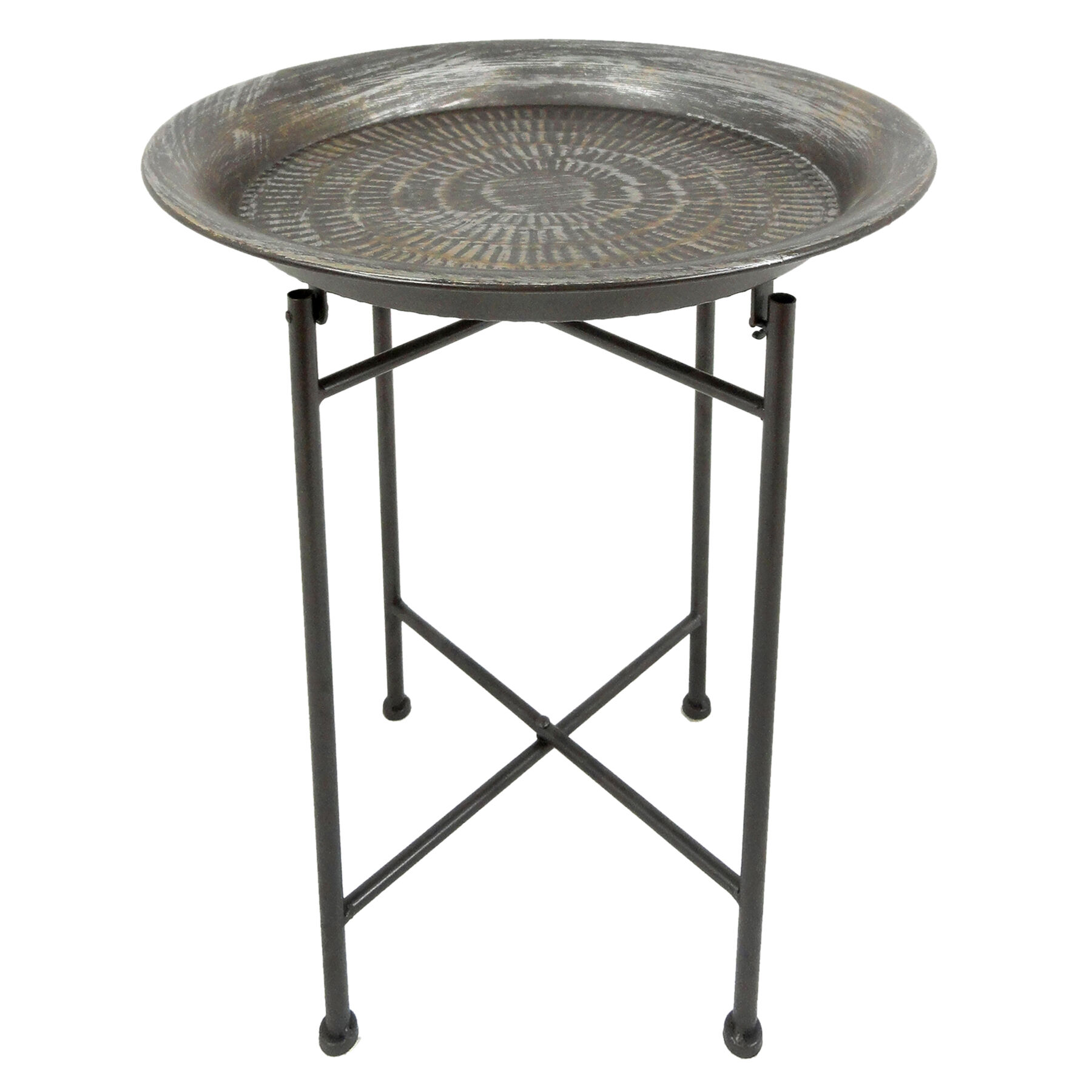 Round Metal Accent Table At Home - Round Metal Accent Table At Home