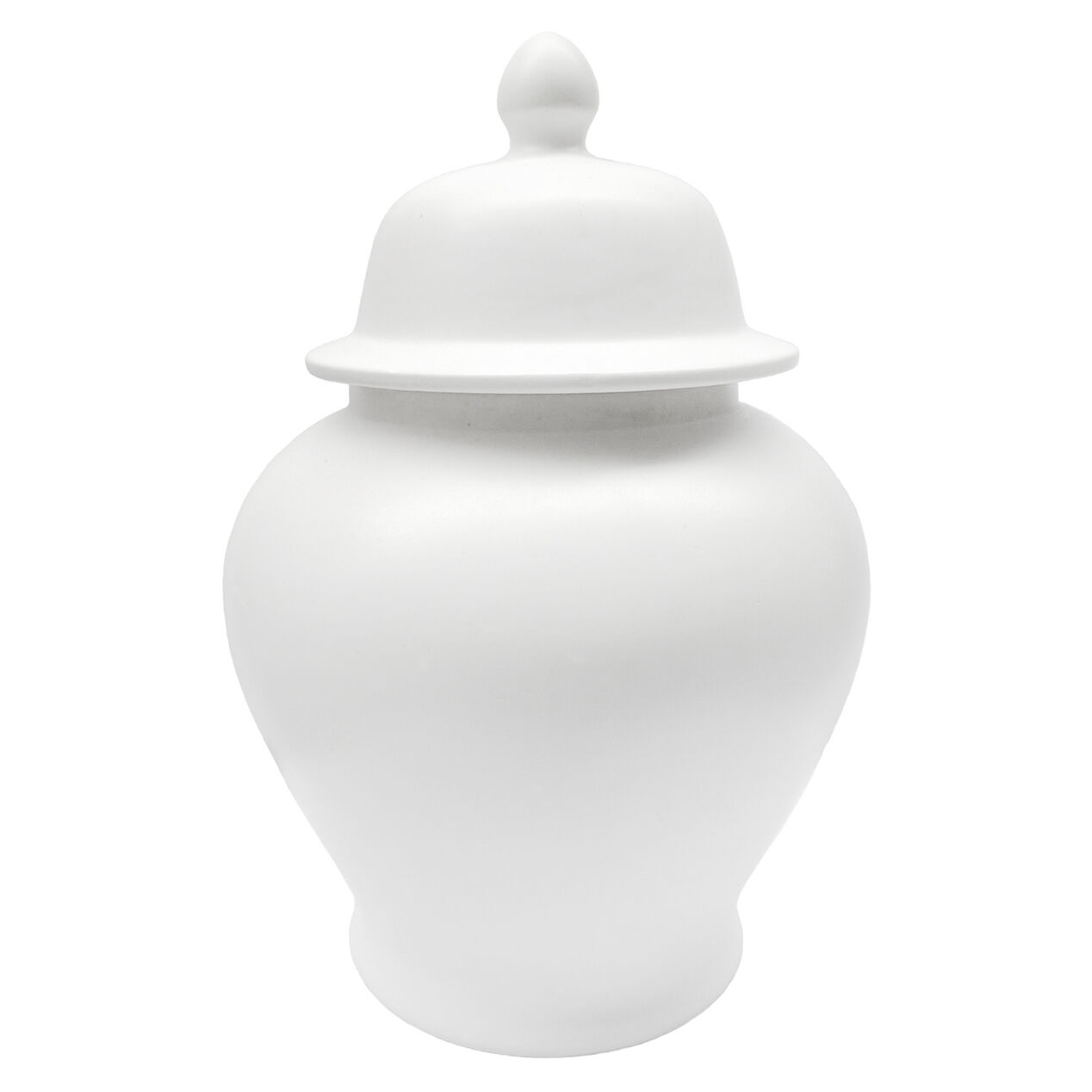White Ceramic Ginger Jar At Home