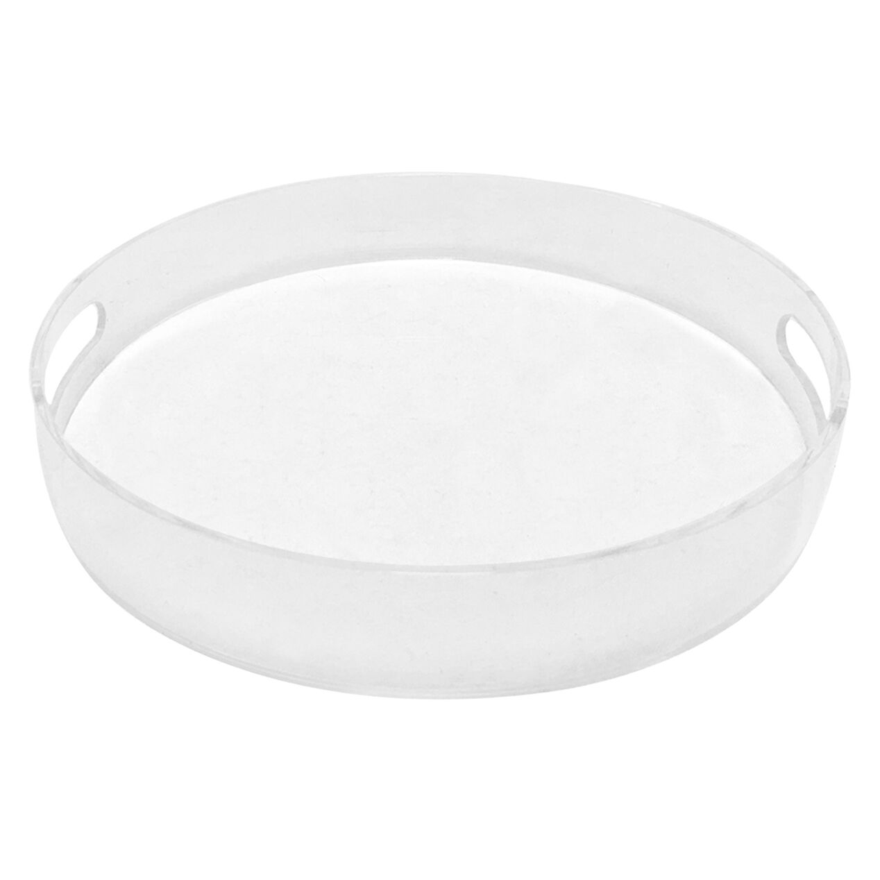ACRYLIC ROUND TRAY L At Home