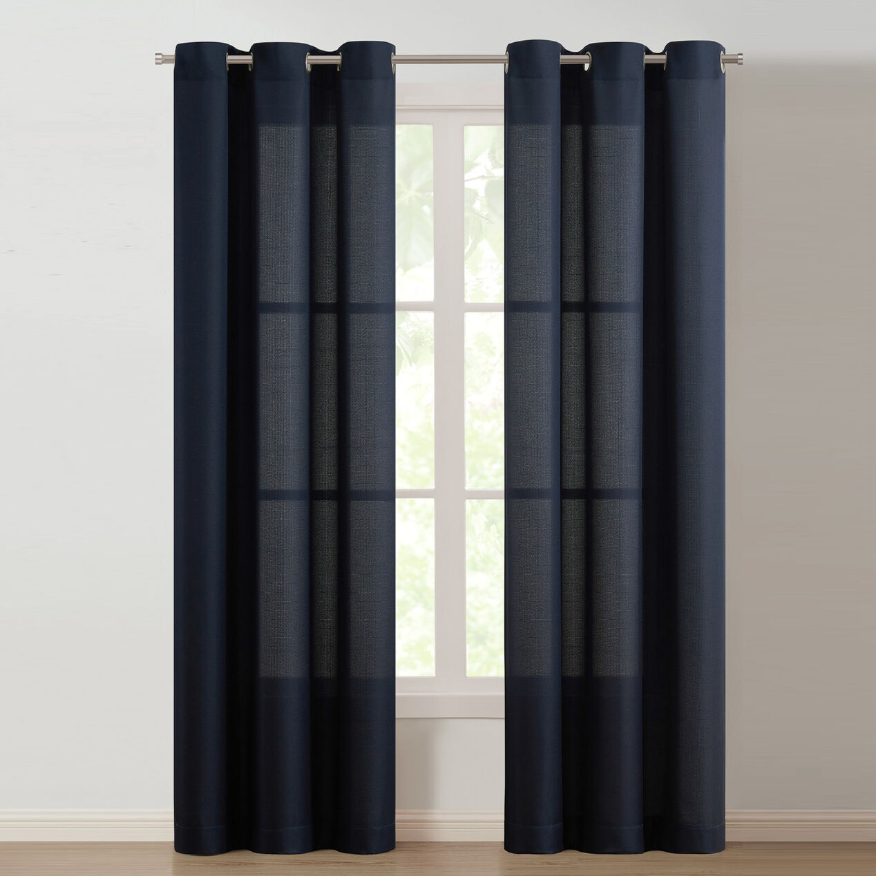 Grommet Top Navy Blue Curtain At Home