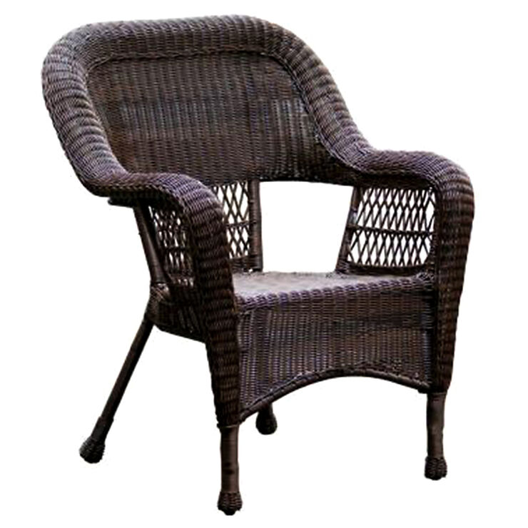 Light Brown Wicker Chair At Home