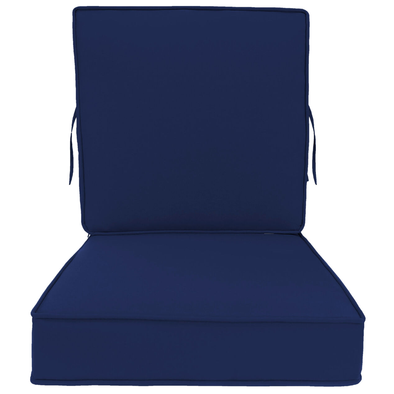 2Piece Deep Seat Cushion, Navy Blue At Home