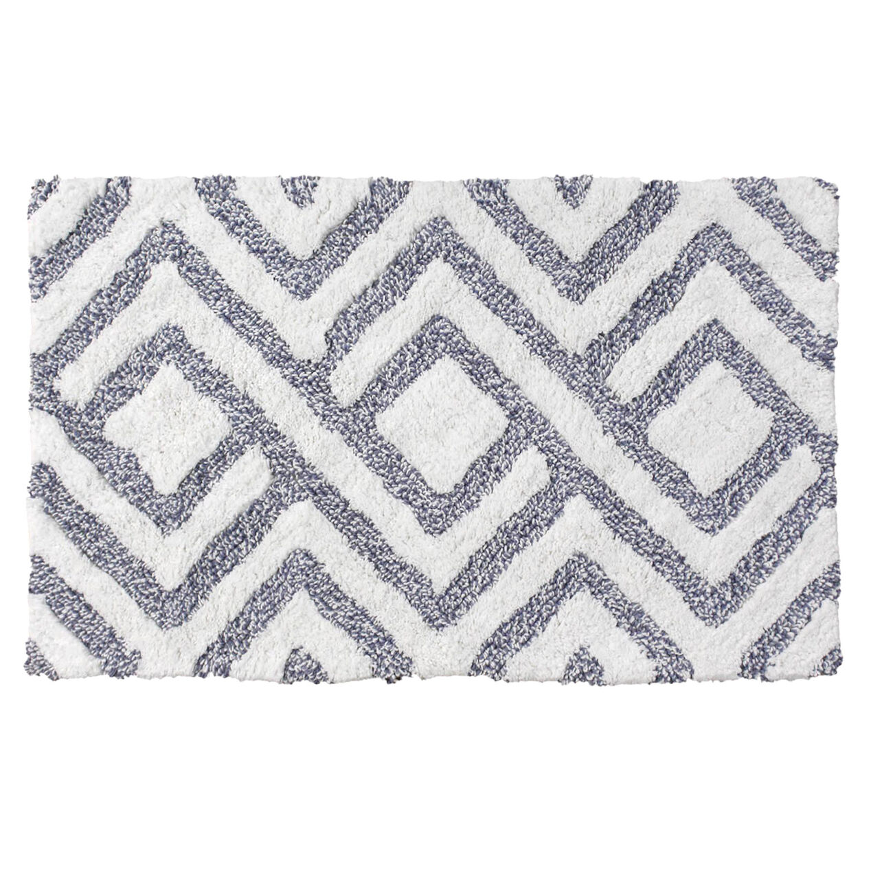 Blue Geometric Rug 20X34 At Home