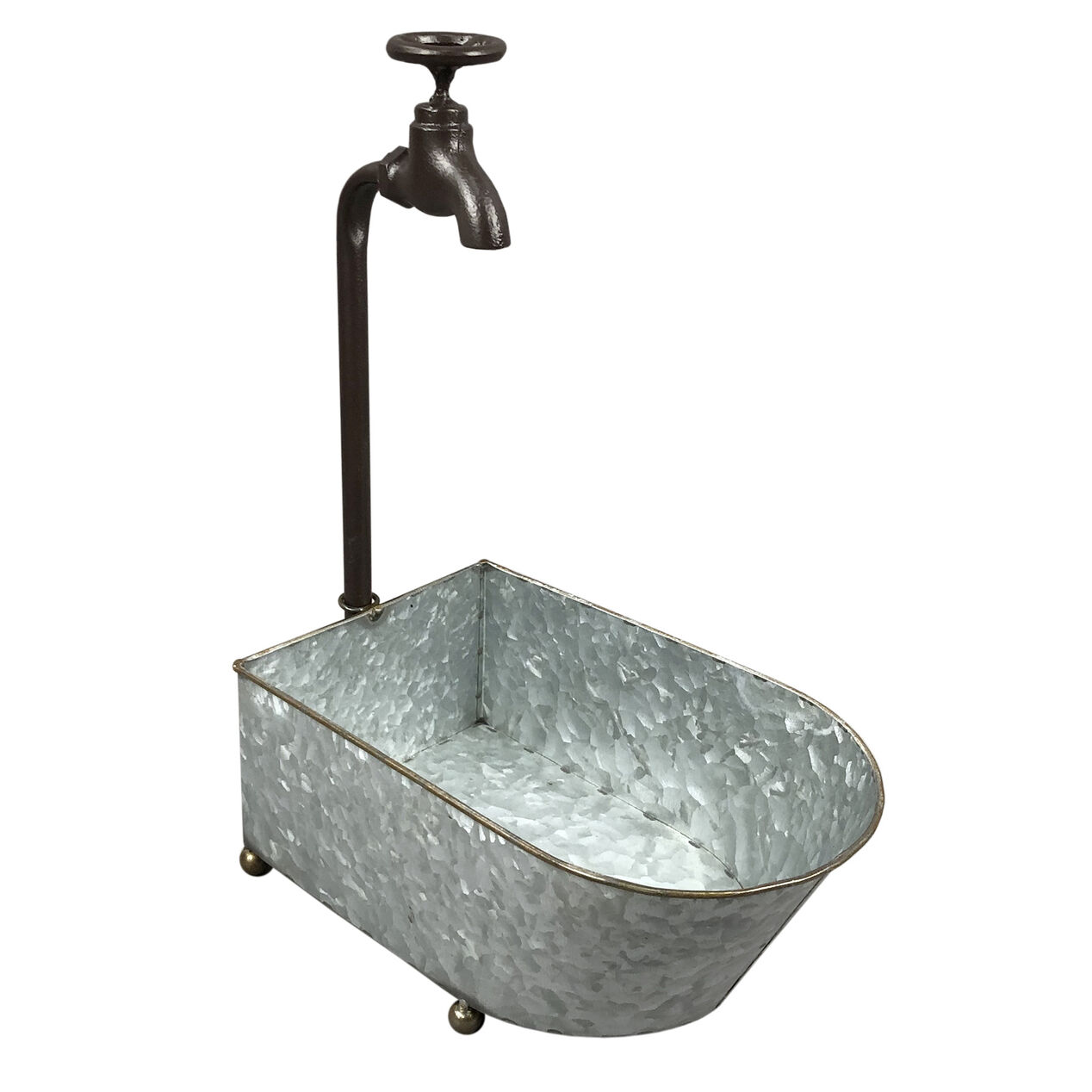 METAL BATHTUB PLANTER At Home