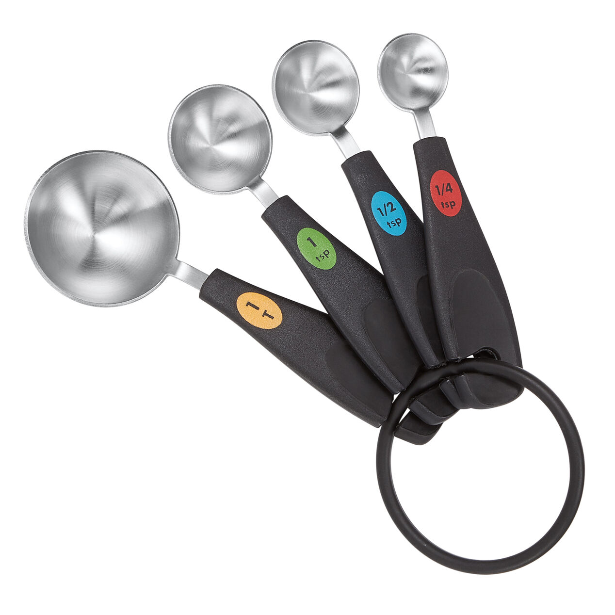 OXO Set of 4 Stainless Steel Measuring Spoons At Home