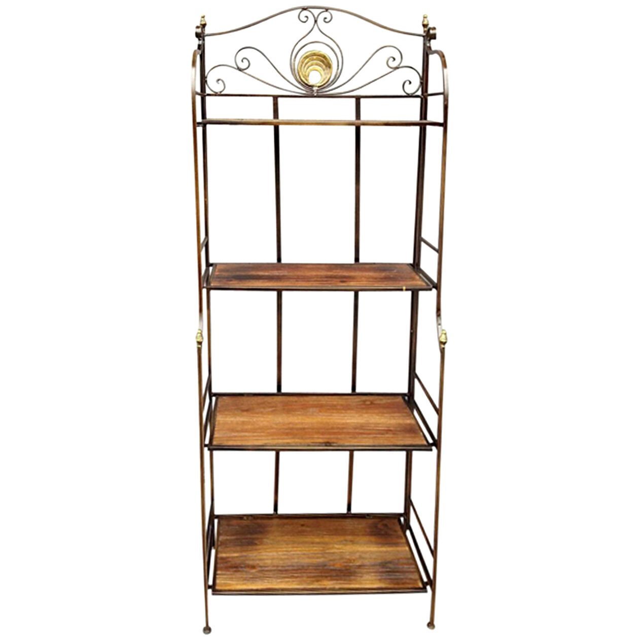 Metal and Wood Baker's Rack 62in At Home At Home