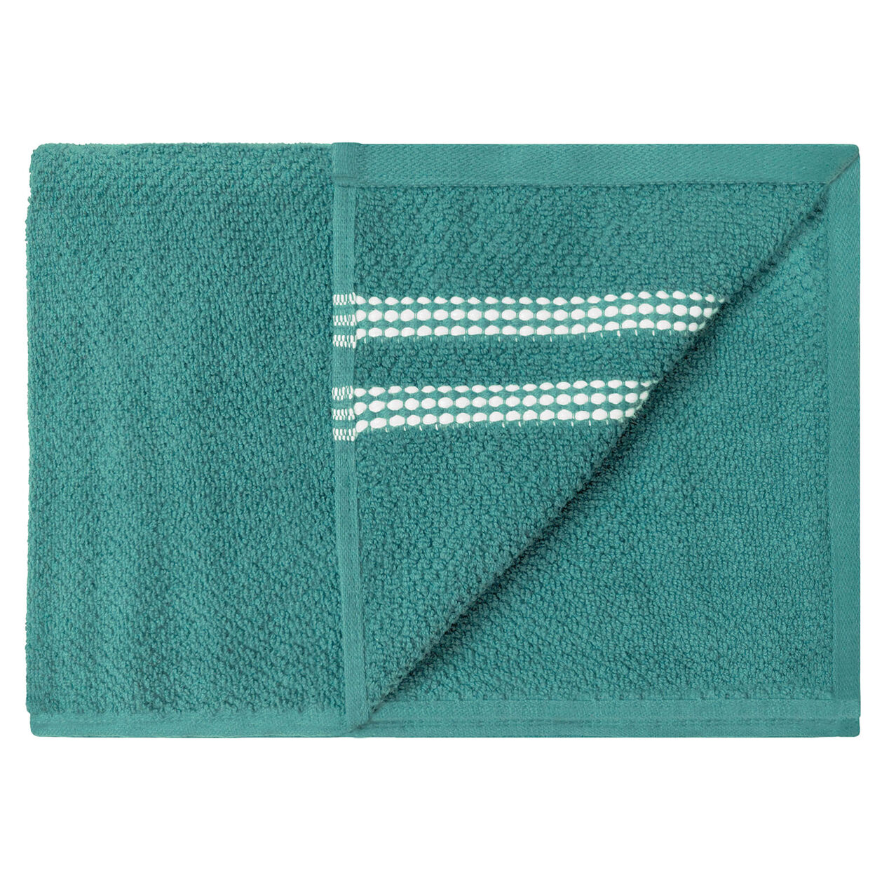 Ellis Bath Towel, Teal At Home