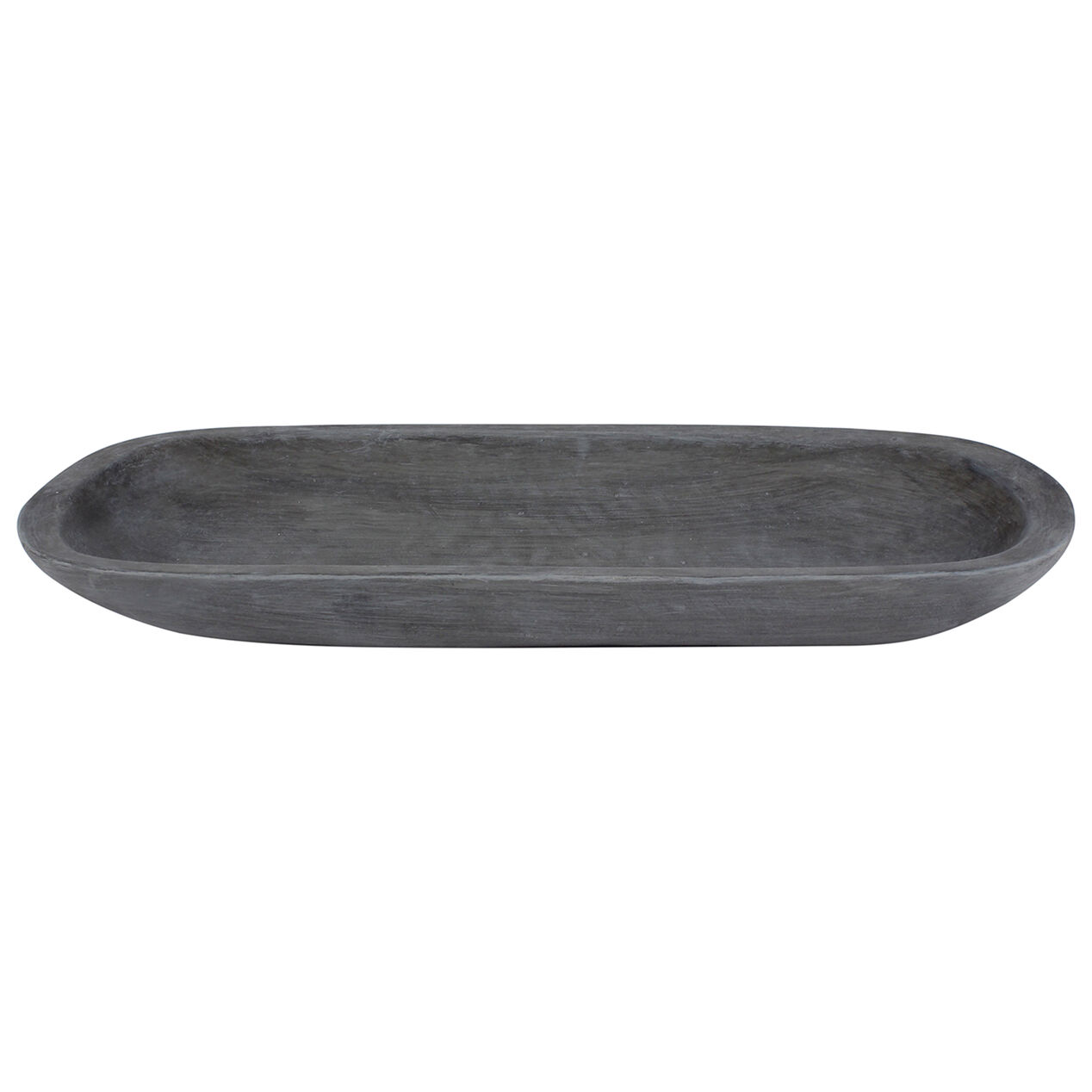 Grey Wooden Décor Tray, 18" x 6" At Home