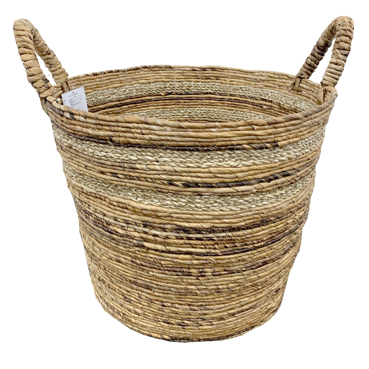 Striped Round Banana Basket, Large (20") At Home