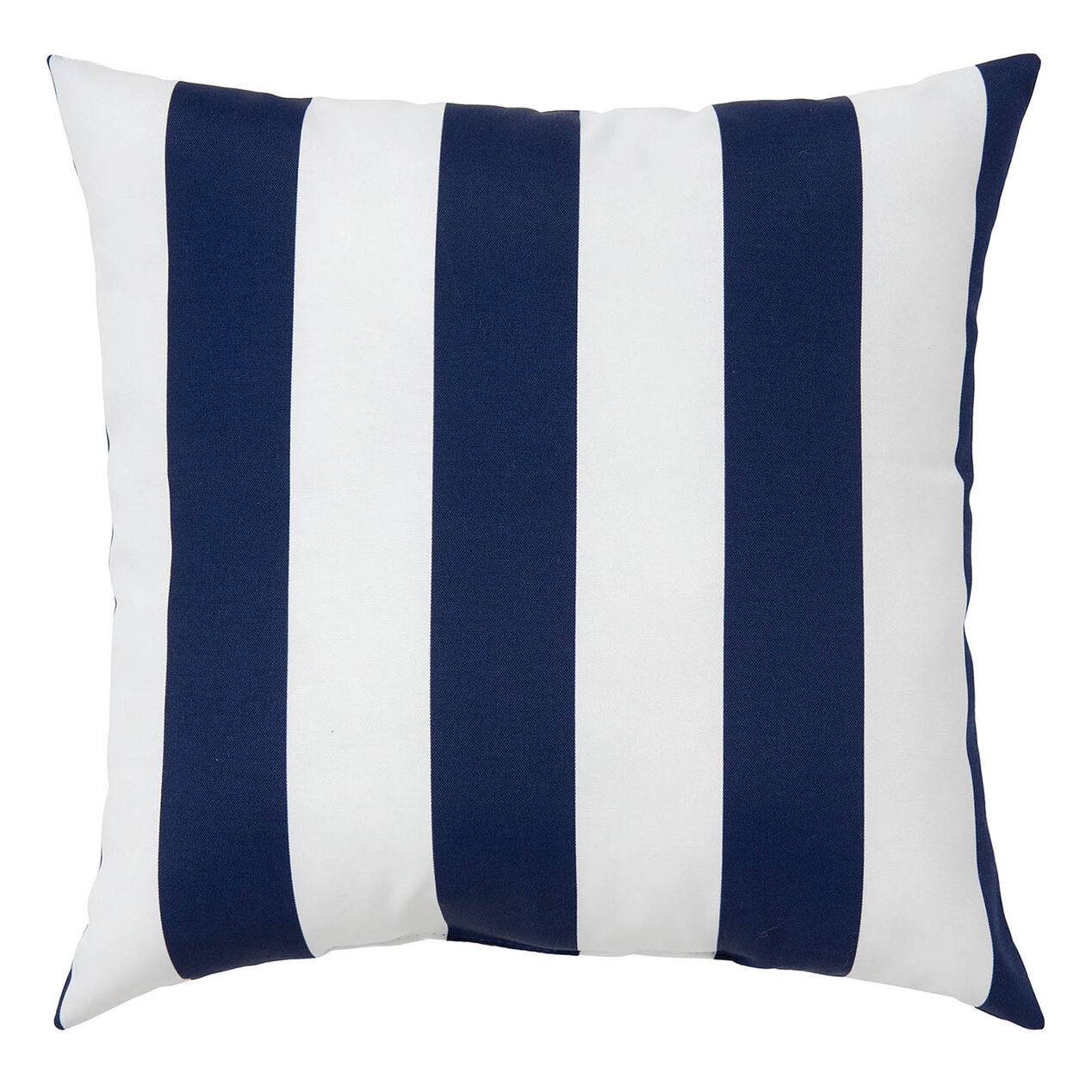 Awning Stripe Throw Pillow 20 X 20 Navy Blue At Home