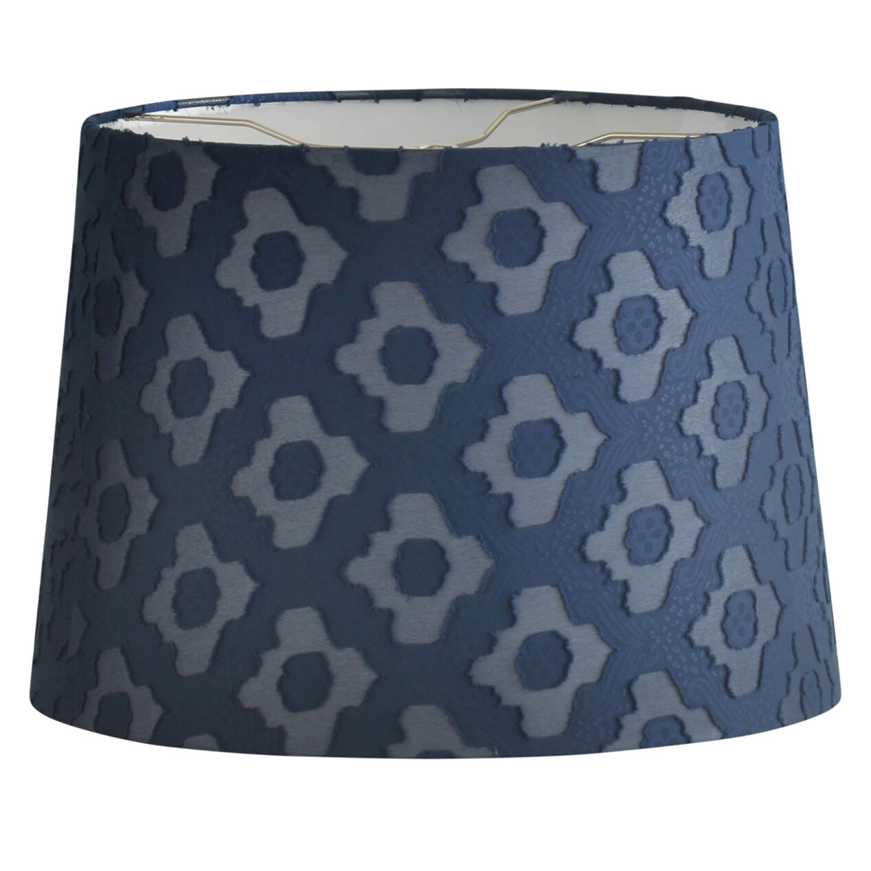 Navy Pattern Print Lamp Shade 12x14x10 At Home