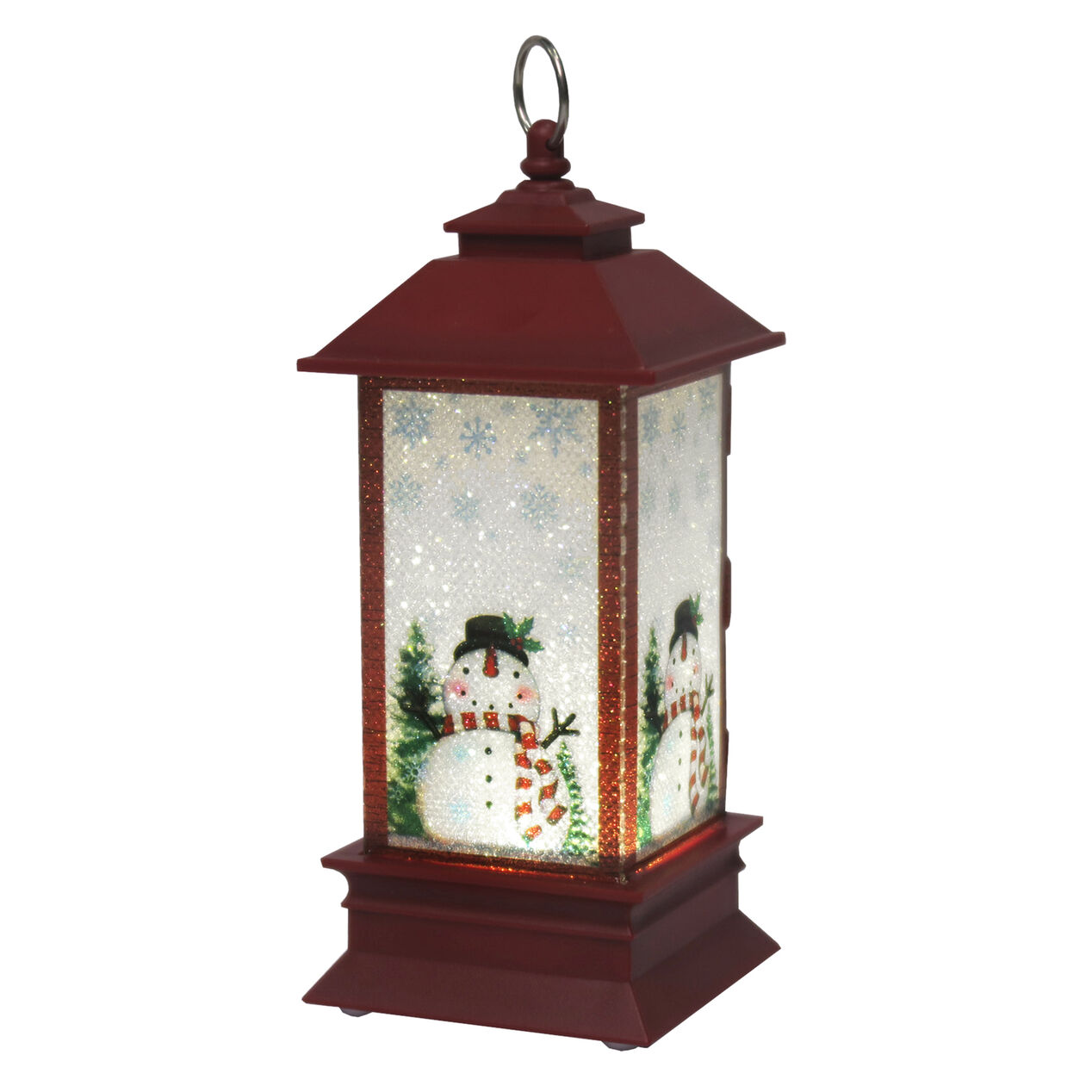 LED Christmas Lantern Snowman, 5" At Home