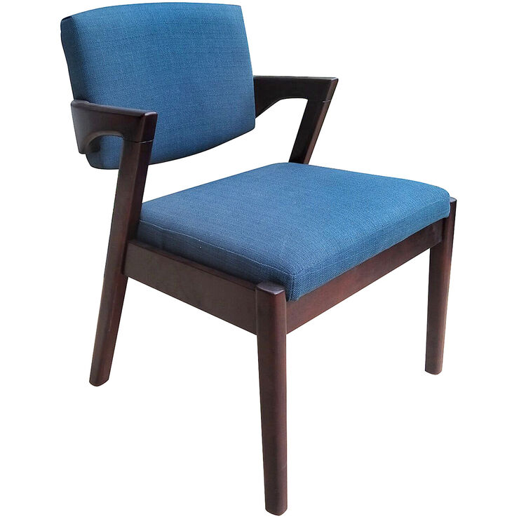ELIN DARK BLUE ACCENT CHAIR At Home