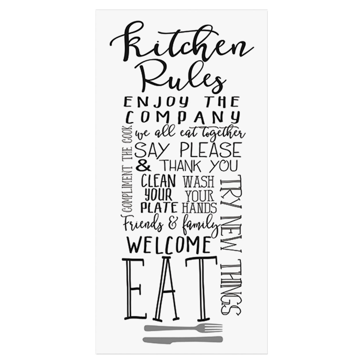 Aa Tex 12x24 Kitchen Rules At Home