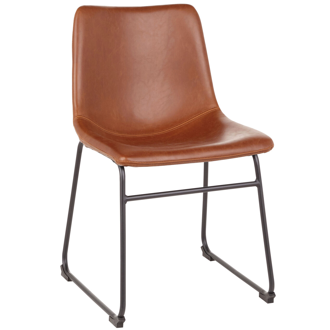 Duke Dining Chair, Cognac Brown At Home
