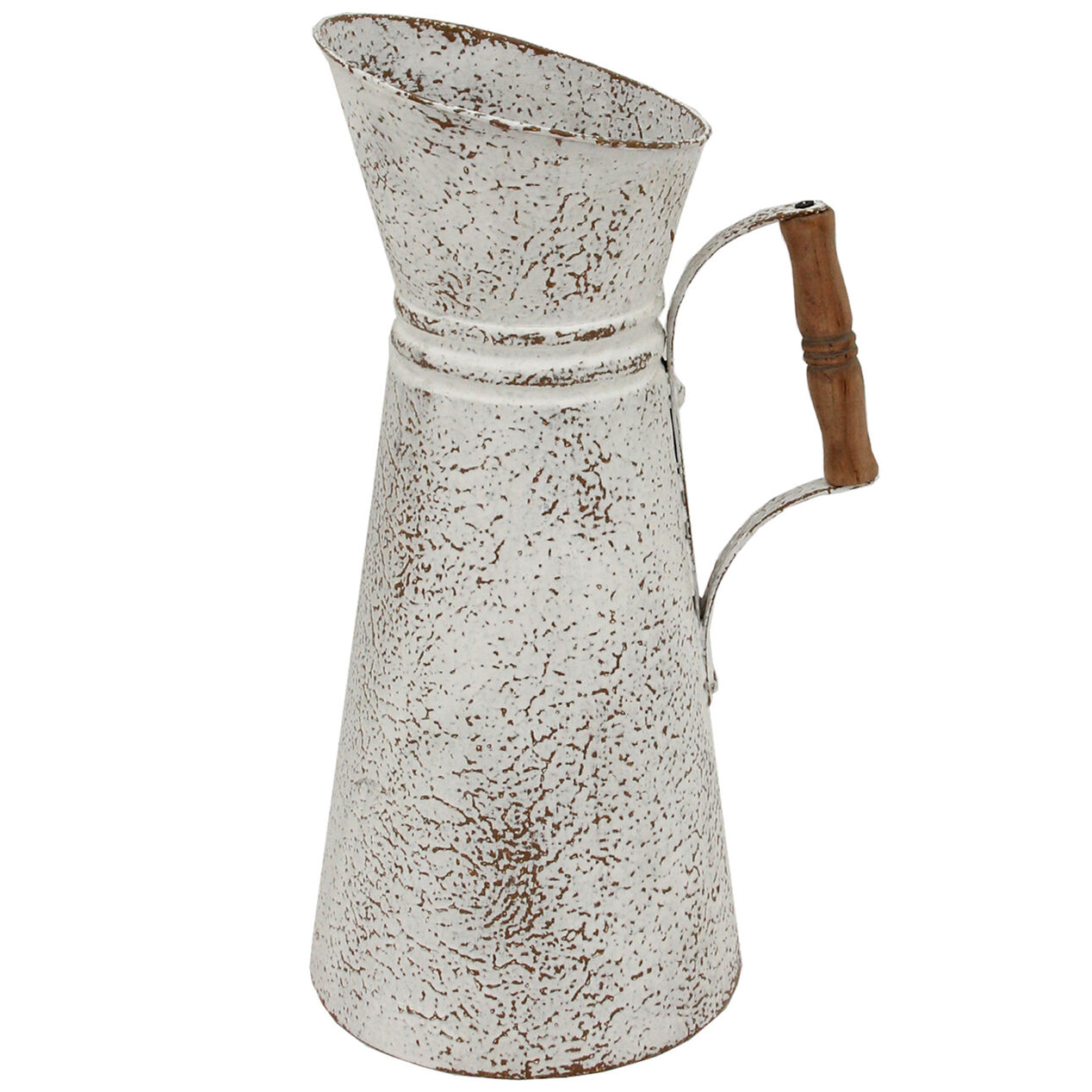 Metal Pitcher Vase At Home