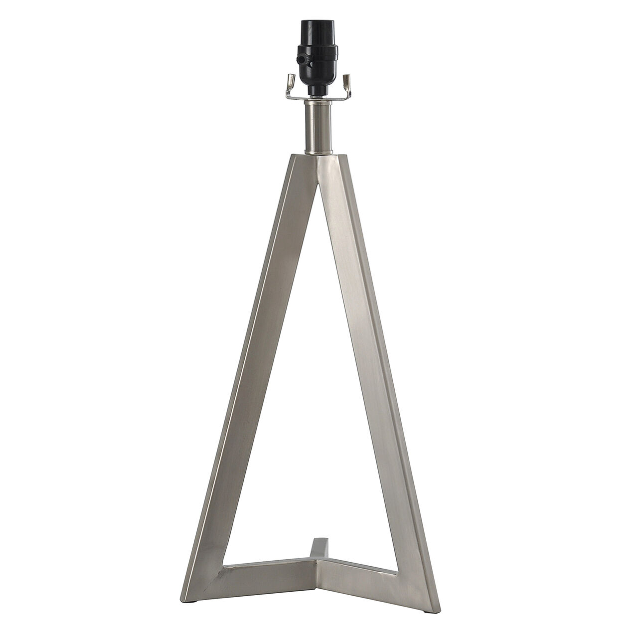 Silver Metal Triangle Lamp Stand 22in At Home