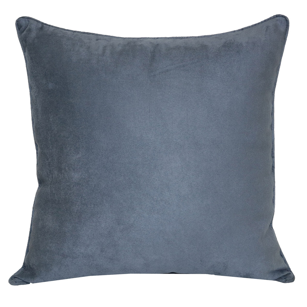 Slate Heavy Suede Pillow 18in At Home
