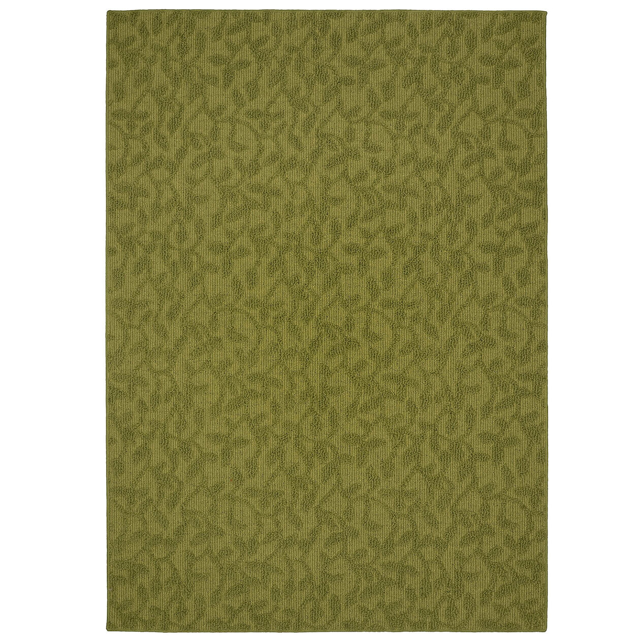 Ivy 2Piece Outdoor Rug Set (5' x 7' & 2' x 3'), Lime Green At Home
