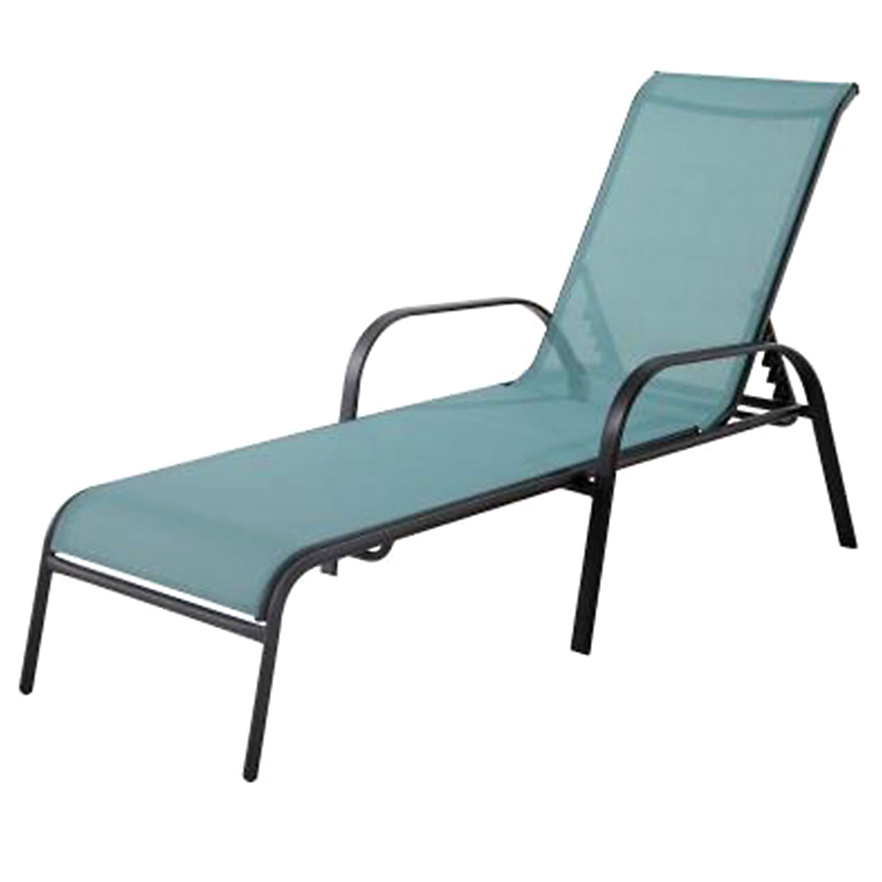 Steel Sling Chaise Spa Blue At Home