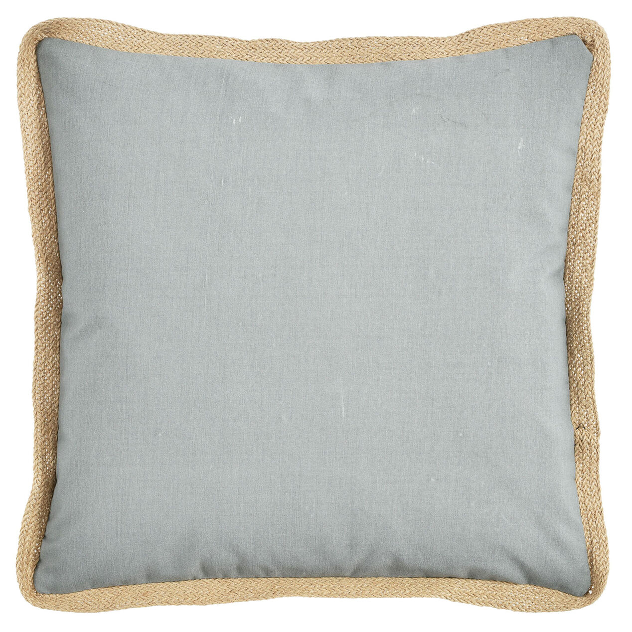 Solid Jute Trim Gray At Home