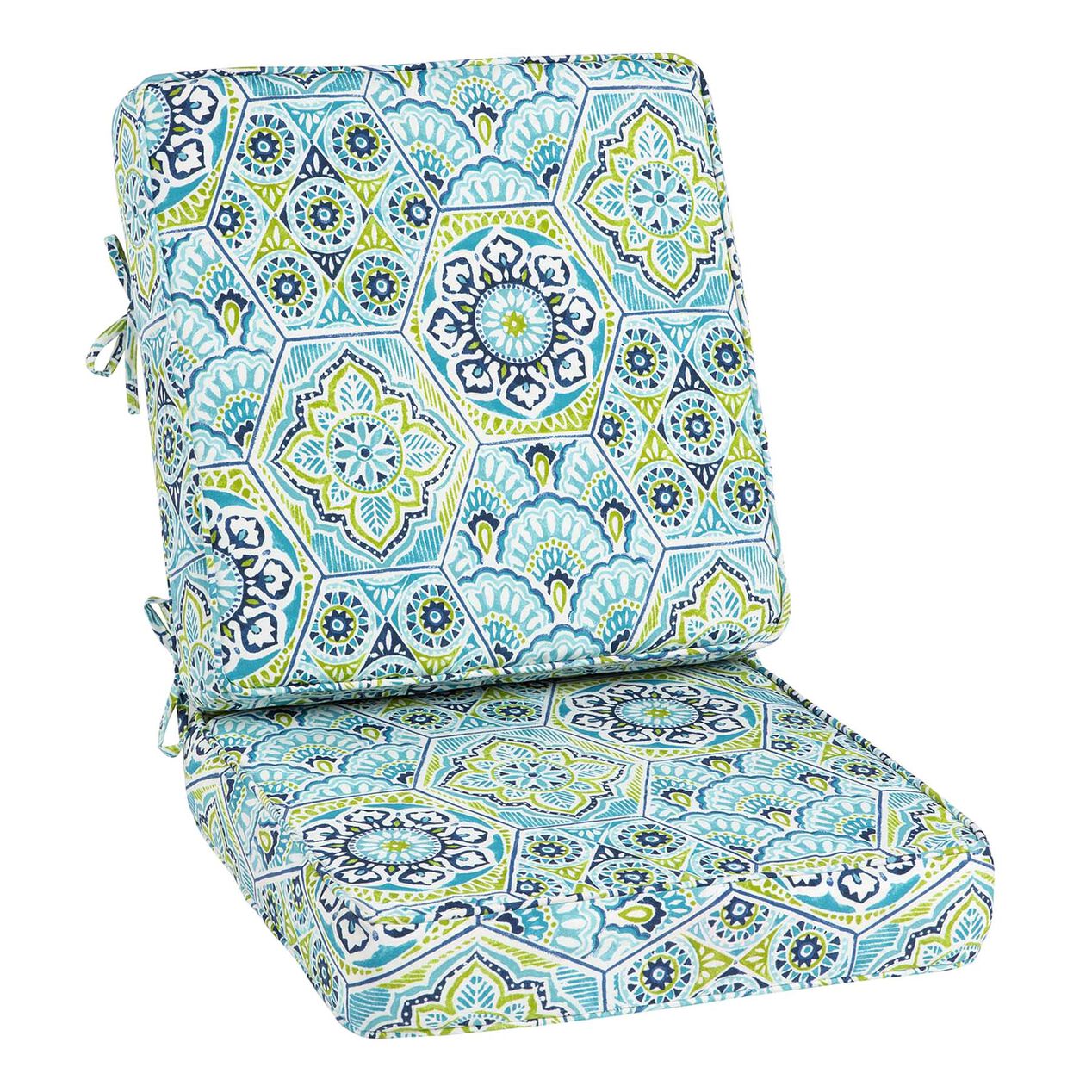 Calista 2Piece Deep Seat Cushion, Teal At Home