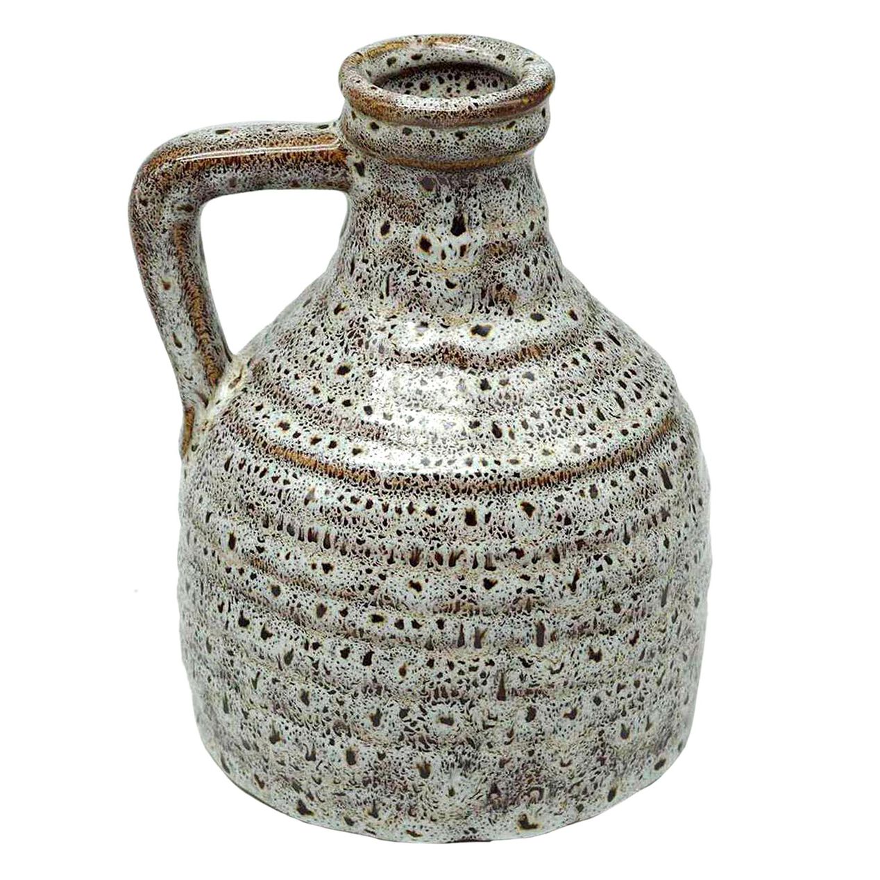 6IN CERAMIC VASE GREY At Home