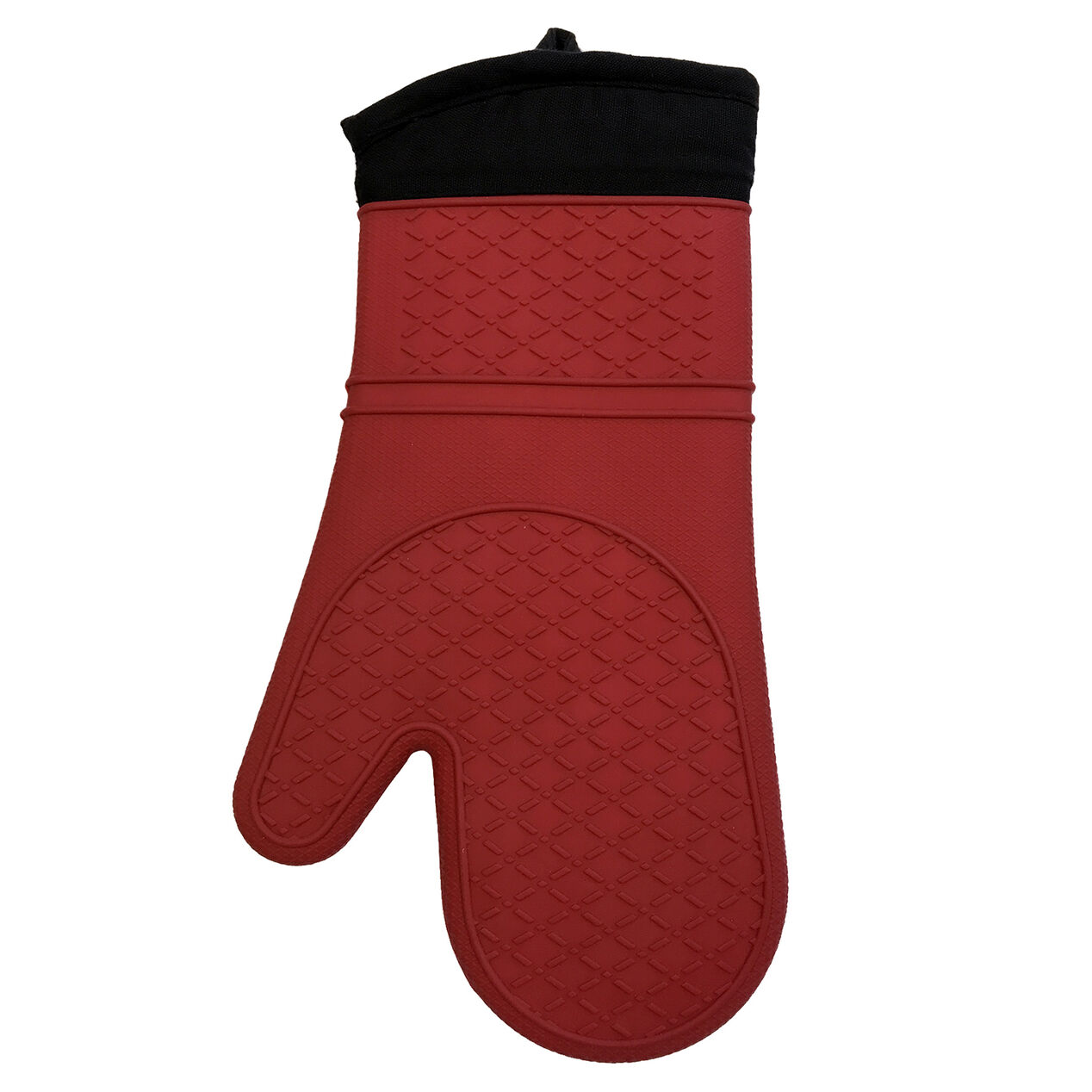 SILICONE OVEN MITT RED At Home