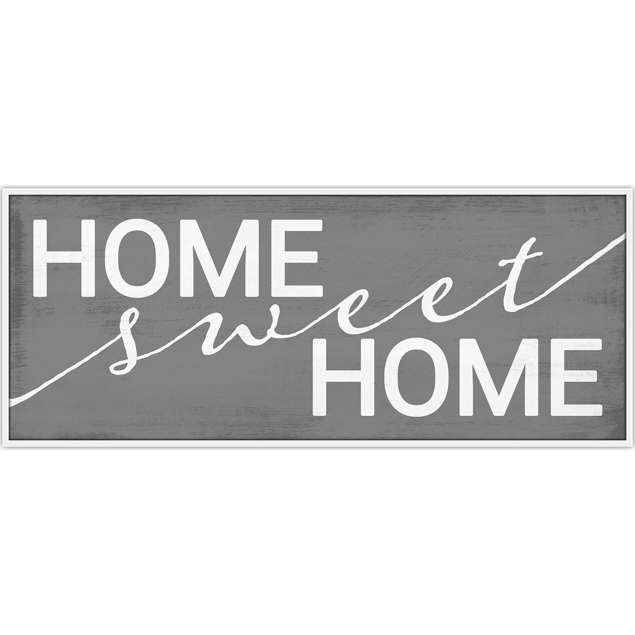 Home Sweet Home Canvas Wall Art 24 X 60 At Home