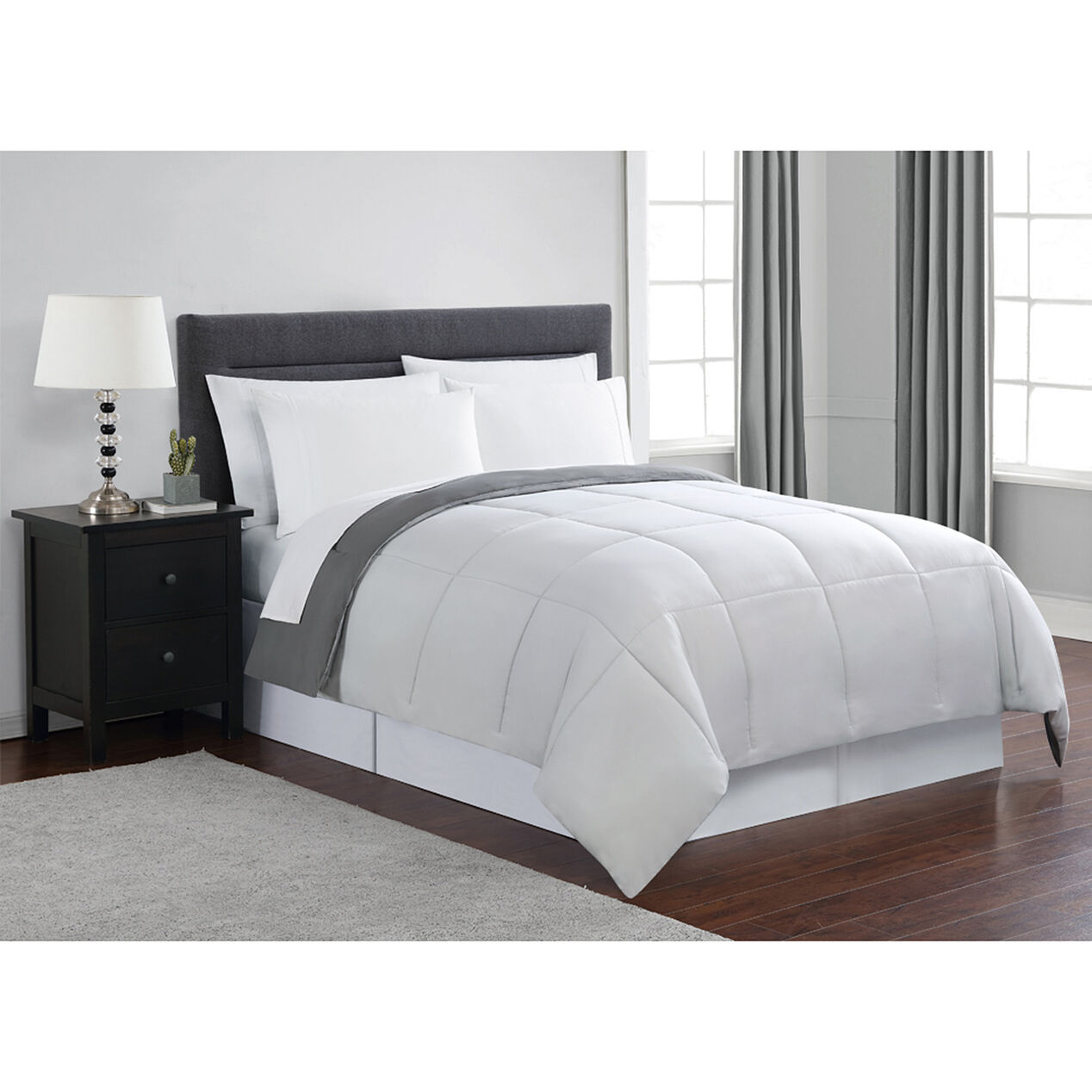 Down Alternative Comforter King Dark Grey At Home