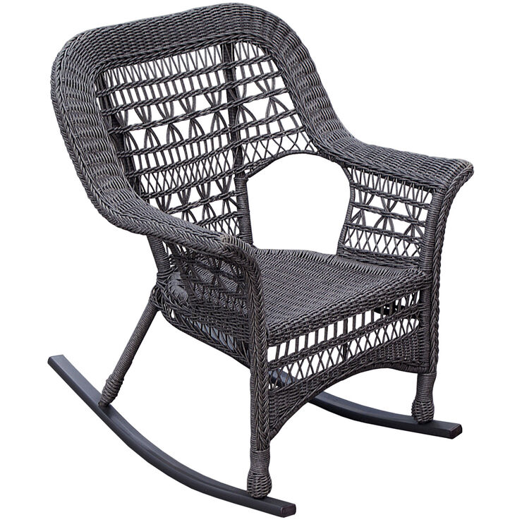 Grey Wicker Rocking Chair | At Home Sign up to eporta to enjoy full features.