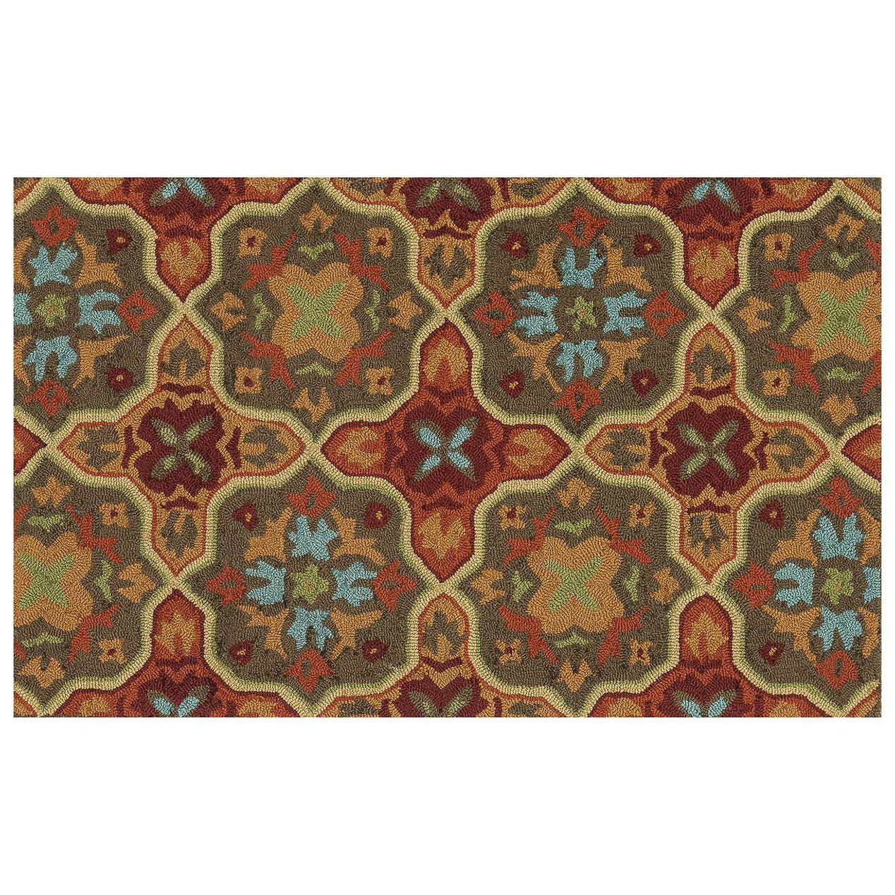 Layla Moroccan Spice and Dark Gold Rug 27x45 in. At Home