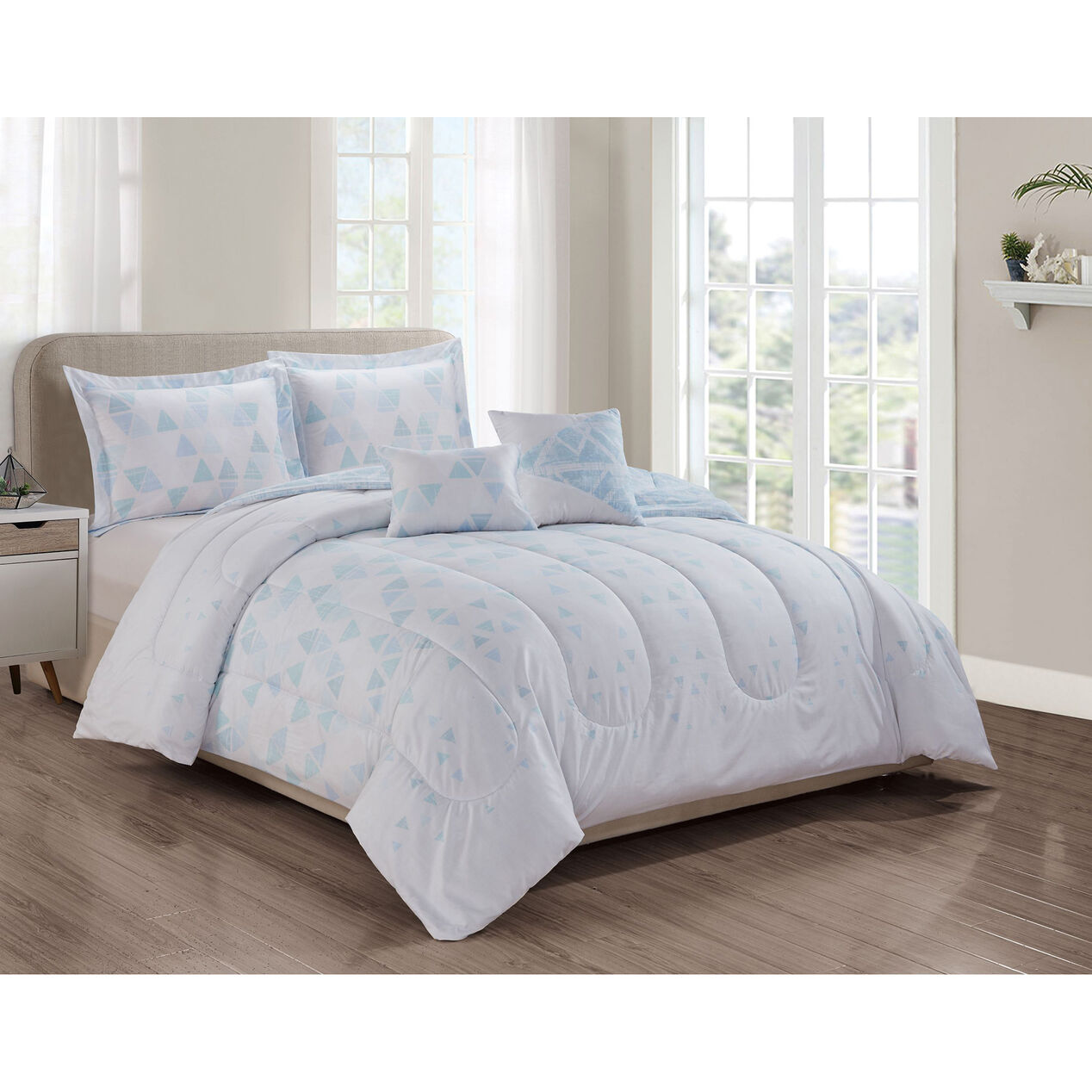 Diamond 5pc Reversible King Comforter Set At Home