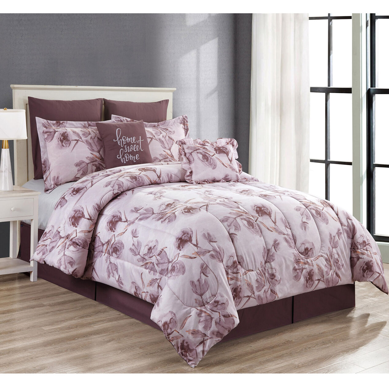 PEONY 8PC QUEEN COMFORTER SET At Home
