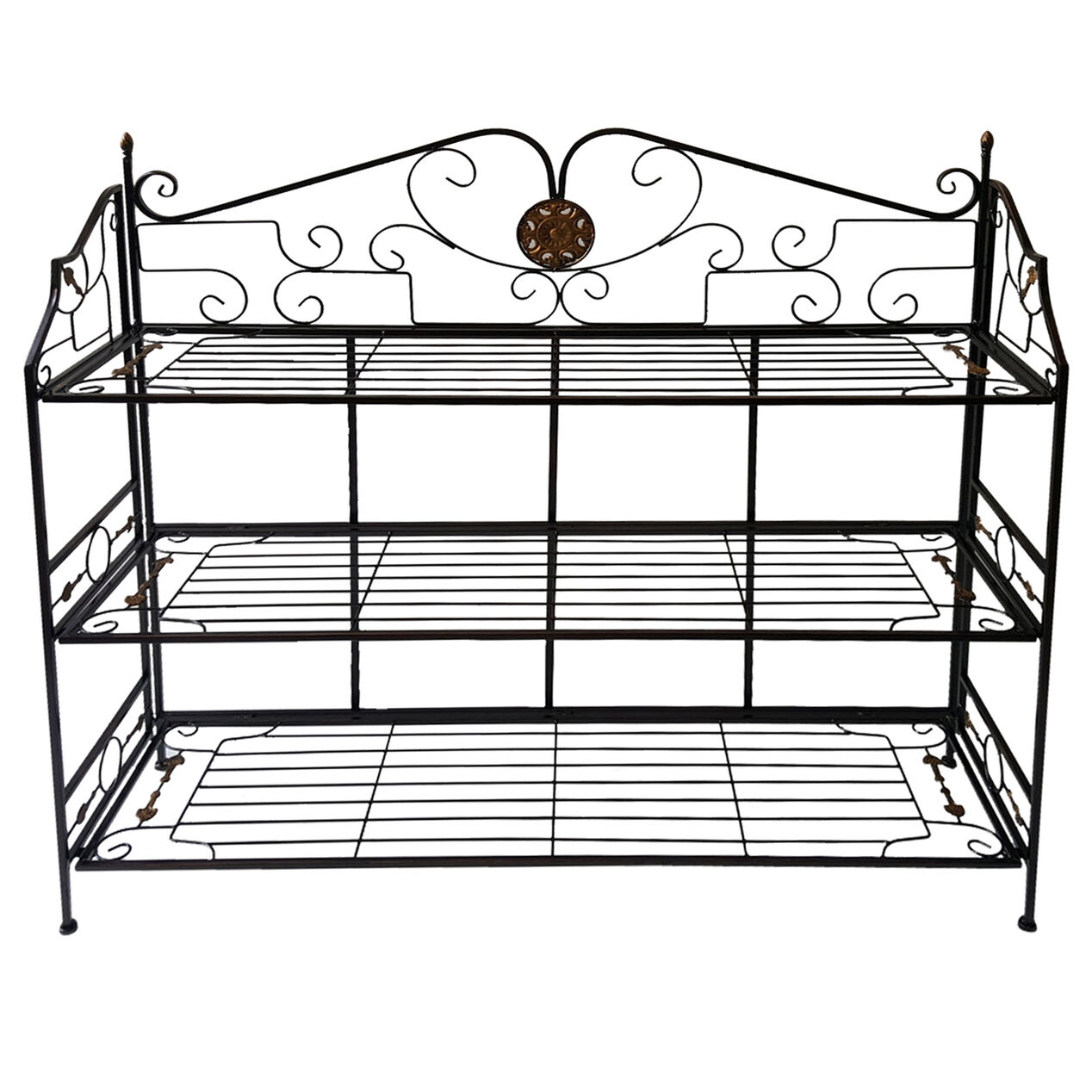 Bronze/Gold Bakers Rack 44 X 40 At Home