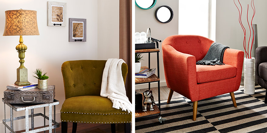 Accent Chairs in cozy nooks