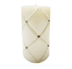 Pearlized Jewel Candle
