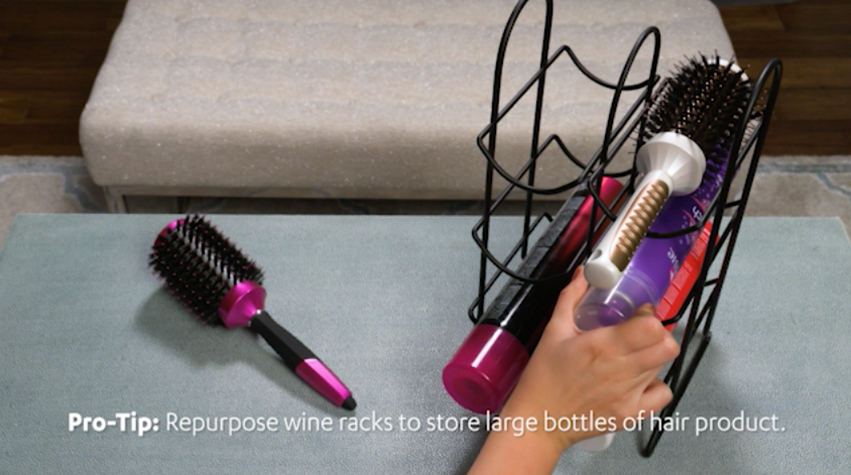 hair supply organizer